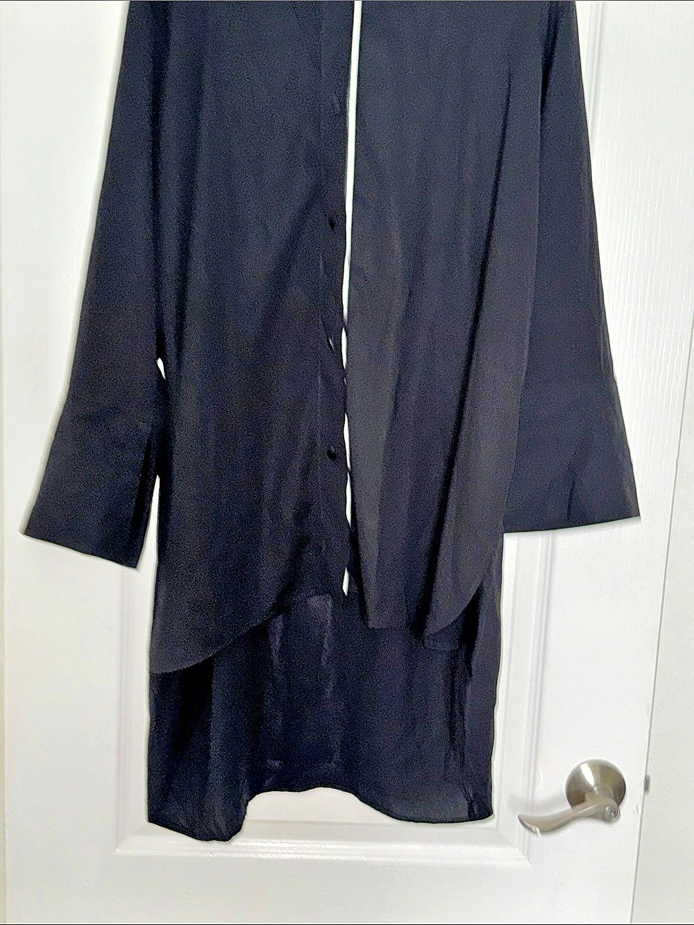 Black Striped Lightweight Jacket Like New